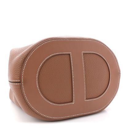 Hermes Taurillon Clemence Swift In-The-Loop 23 Bag Gold 6 of 19