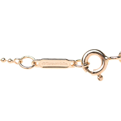 Tiffany 18K Rose Gold Diamond Crown Key Pendant Necklace 4 of 5