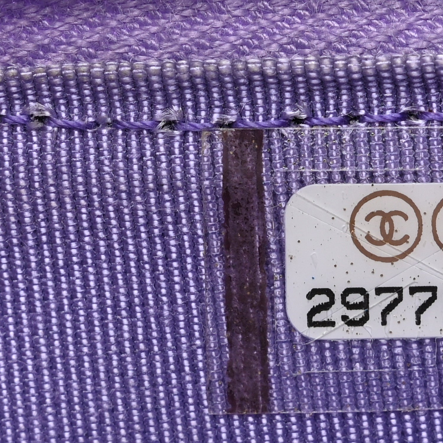 Chanel Caviar Quilted Classic Flat Wallet Pouch Purple 7 of 10