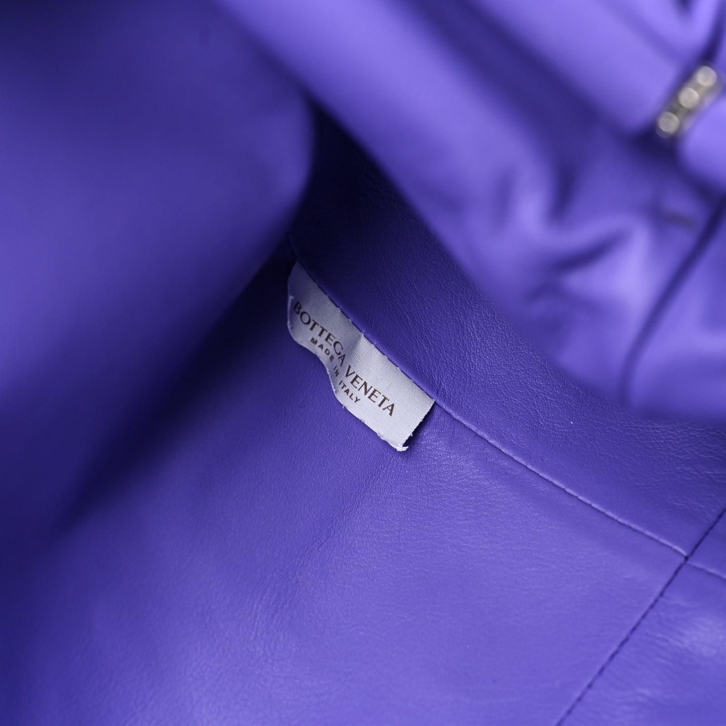 Smooth Butter Calf The Pouch Oversized Clutch Purple