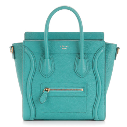 Celine Goatskin Nano Luggage Antarctic 1 of 6