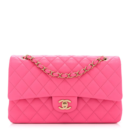 Chanel Caviar Quilted Medium Double Flap Pink 1 of 10