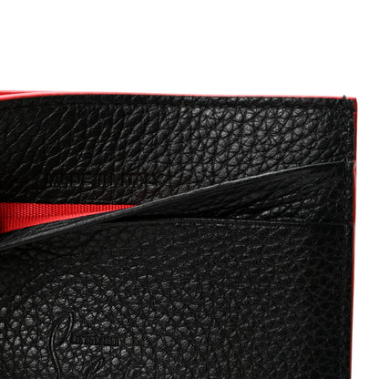 Christian Louboutin Calfskin Paris Spikes Kios Card Holder Black 7 of 8