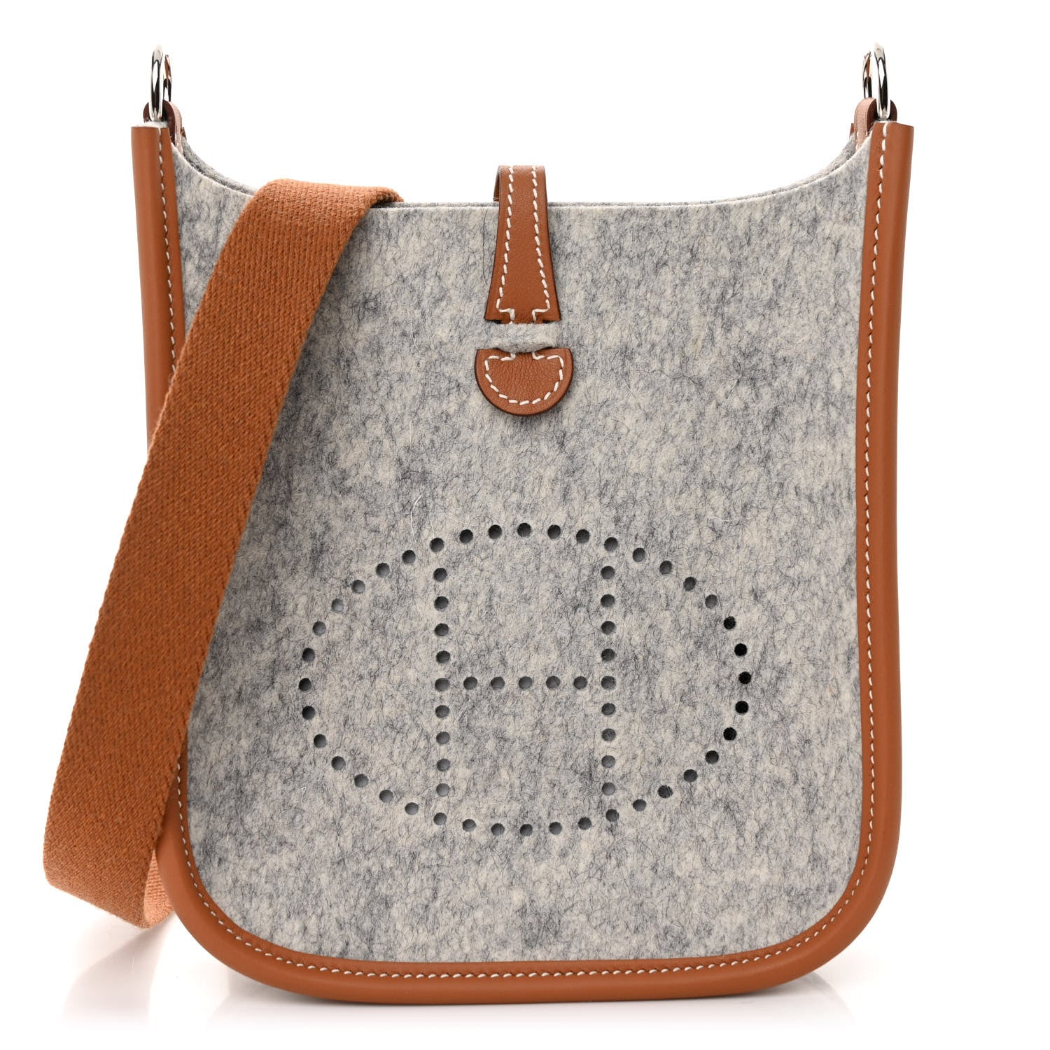 Hermes Feutre Swift Evelyne TPM Gris Clair Gold 1 of 10