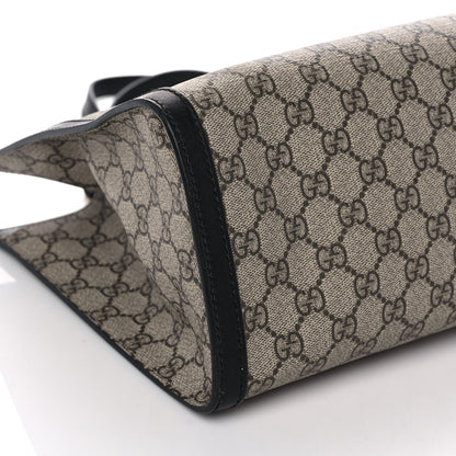 Gucci GG Supreme Monogram Medium Padlock Tote Black 9 of 12
