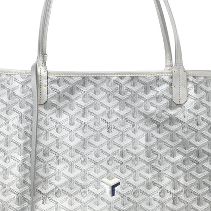 Goyard Goyardine Precious Metals Saint Louis GM Silver 8 of 10