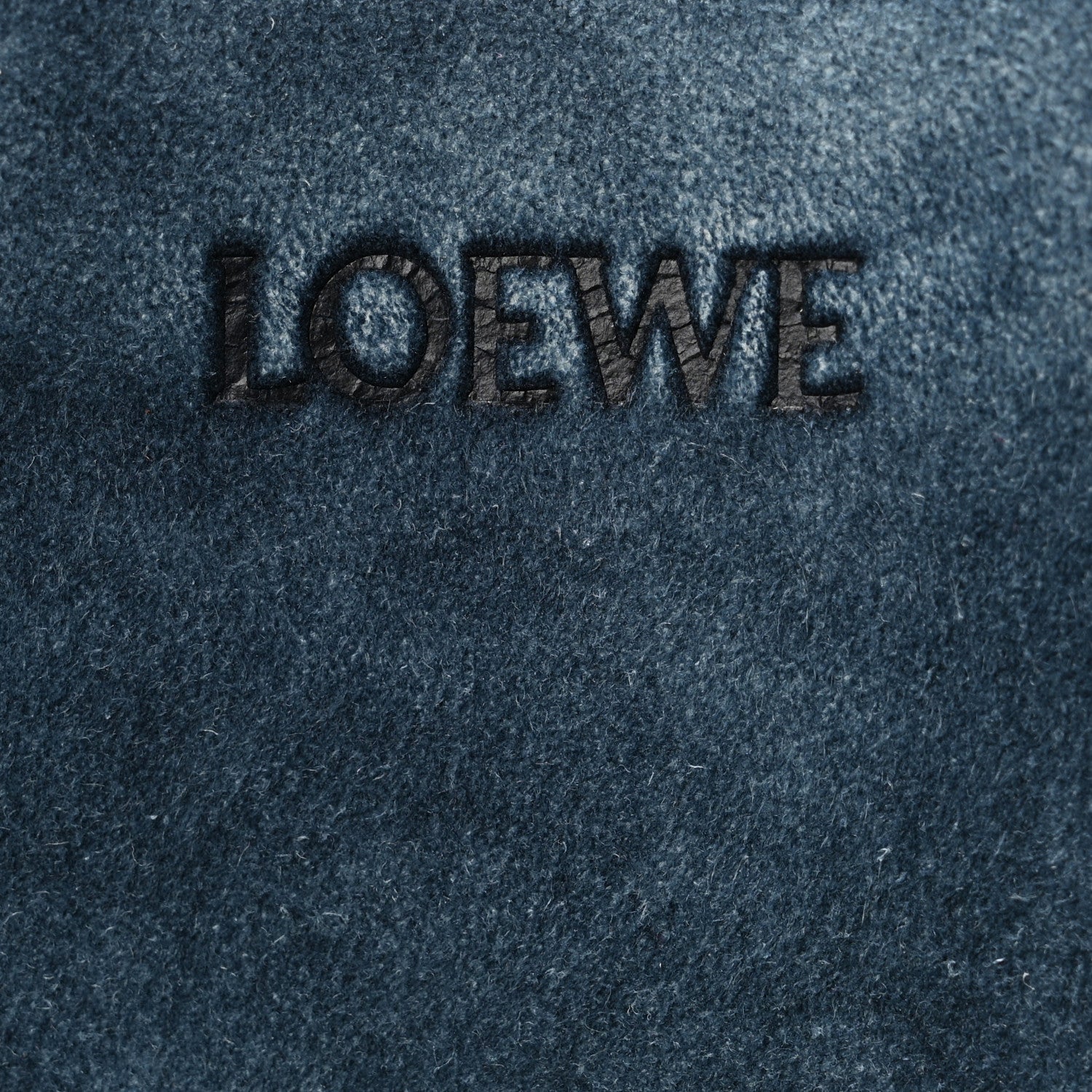 Loewe Suede Large Puzzle Fold Tote Denim 6 of 10