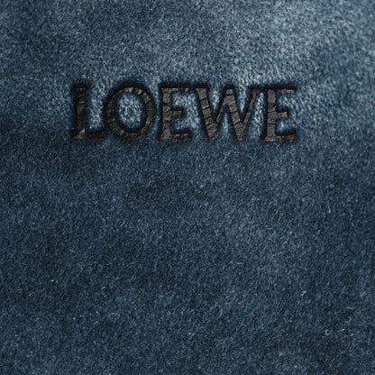 Loewe Suede Large Puzzle Fold Tote Denim 6 of 10