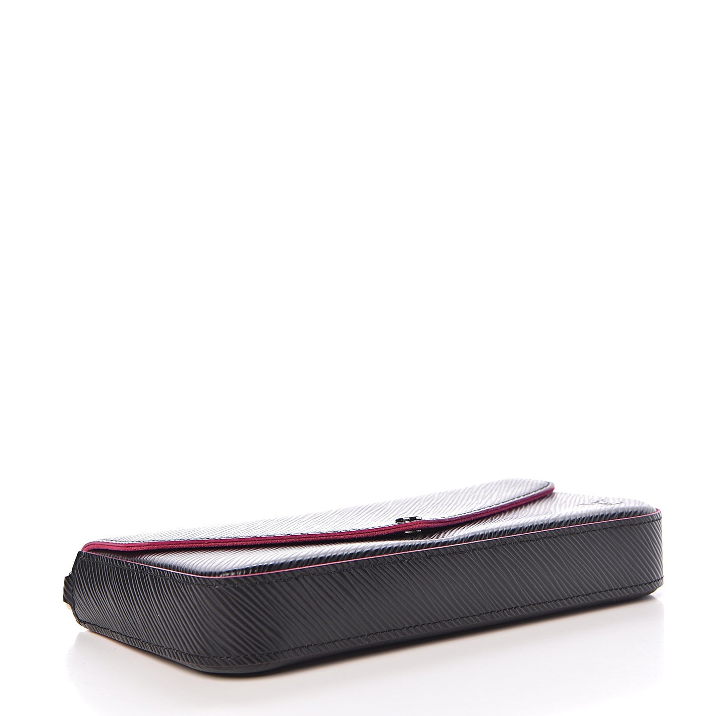 Epi Pochette Felicie Black Hot Pink