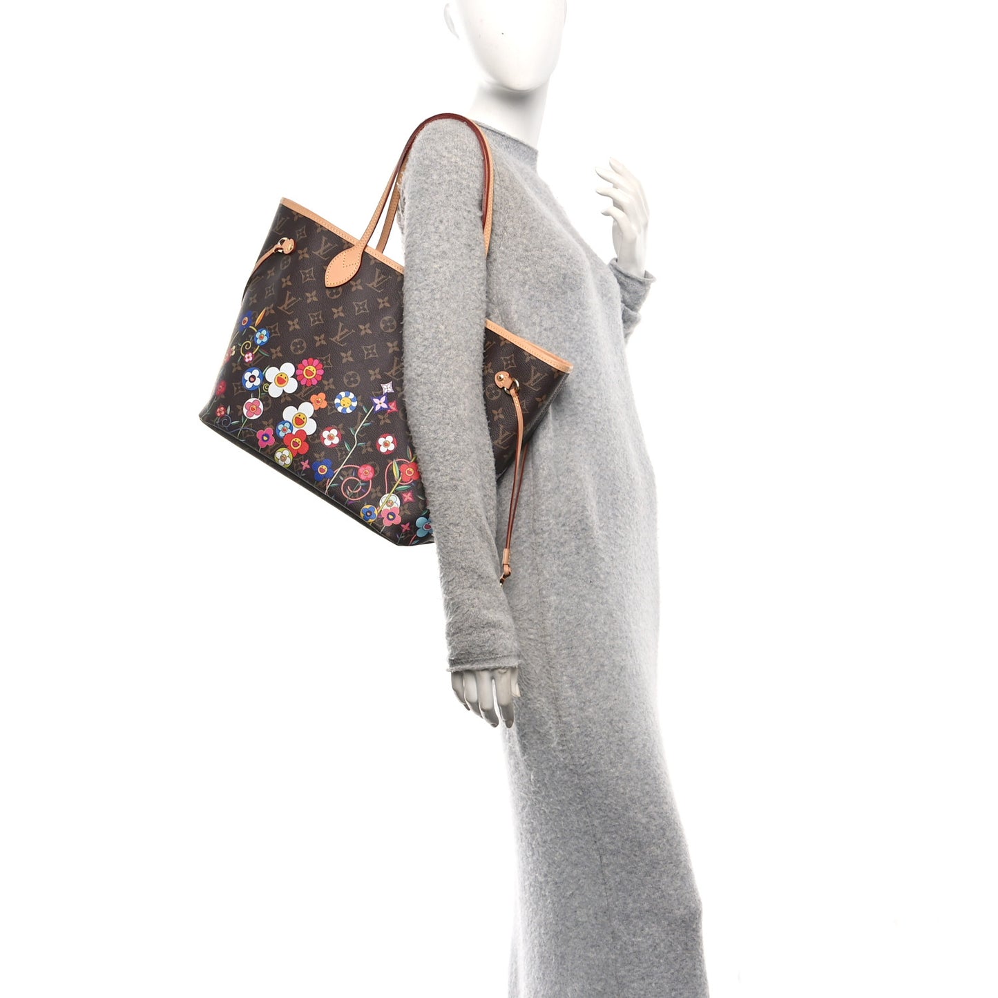 LV X TM Monogram Flowers Neverfull MM