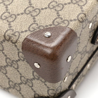 Gucci GG Supreme Monogram Globe-Trotter Beauty Case Brown 15 of 17