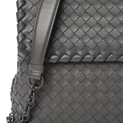 Bottega Veneta Nappa Intrecciato Large Olimpia Bag Light Grey 15 of 15