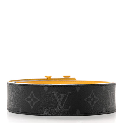 Louis Vuitton Monogram Eclipse Epi 40mm LV Initiales Reversible Belt 90 36 Yellow 2 of 8