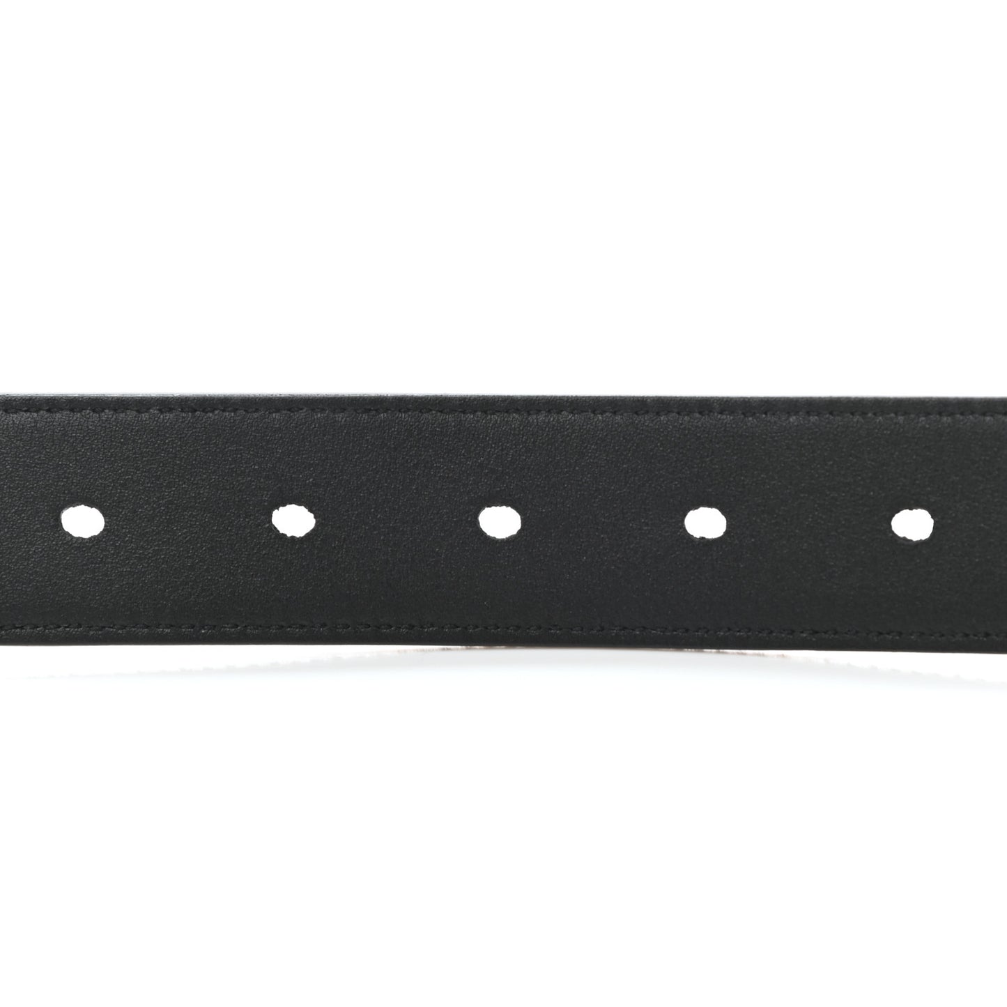 Calf Hair Leopard Print Monogram Square Buckle Belt 85 34 Brown