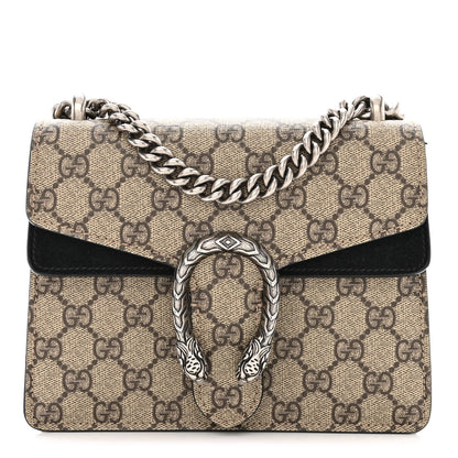 Gucci GG Supreme Monogram Mini Dionysus Shoulder Bag Black 1 of 11