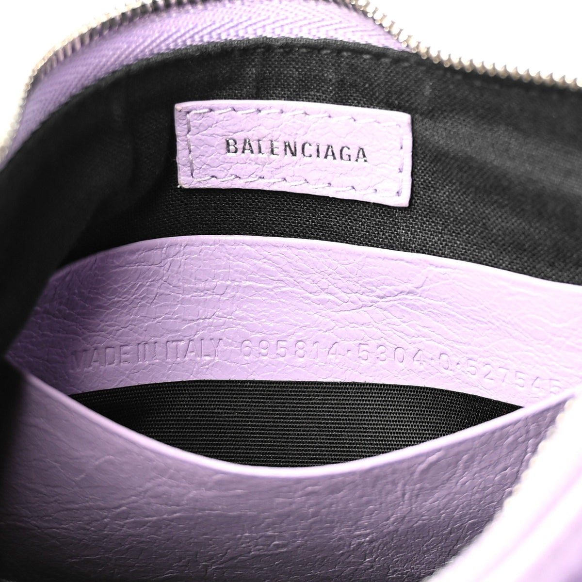 Agneau Arena Le Cagole Mini Purse With Chain Lilac