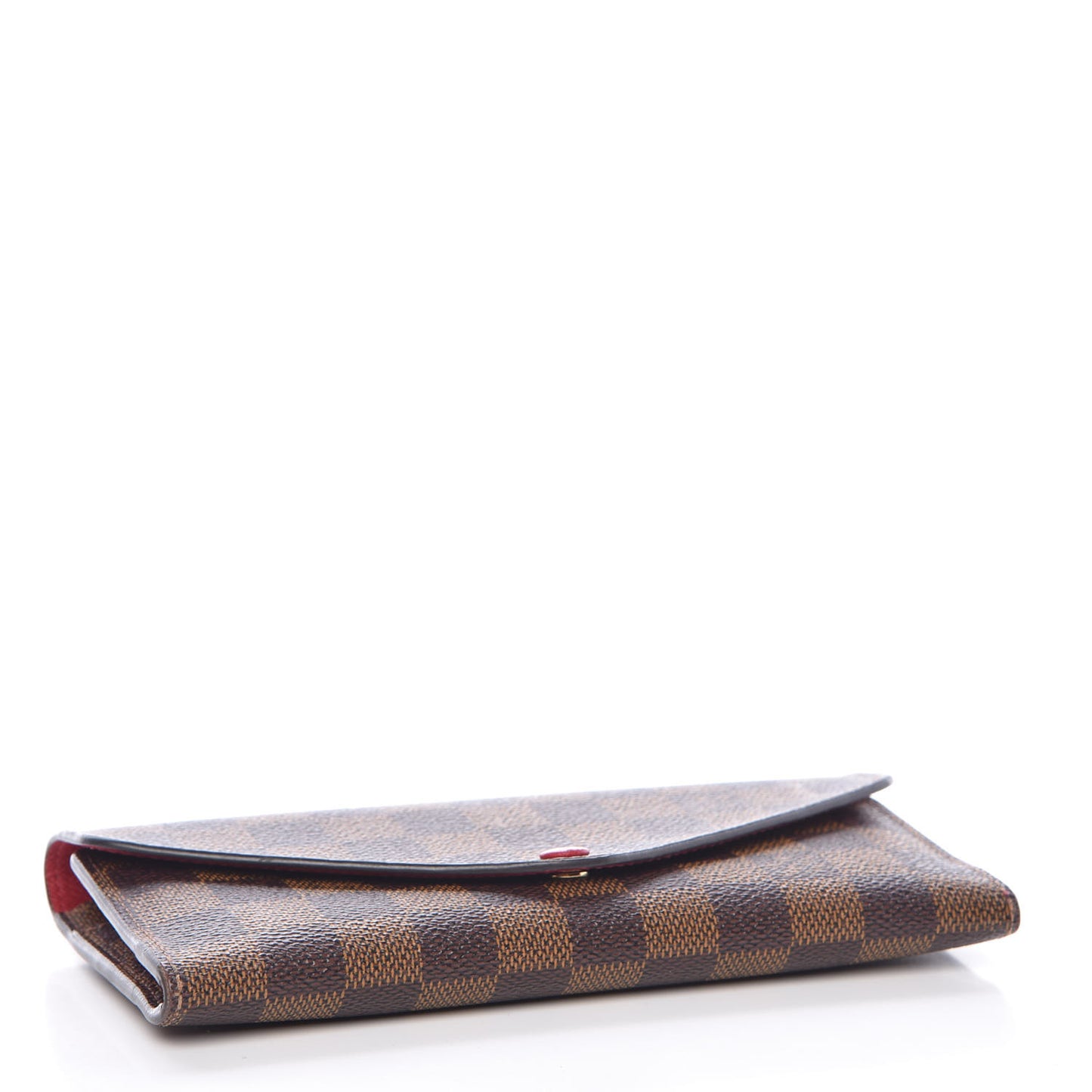 Damier Ebene Josephine Wallet Red