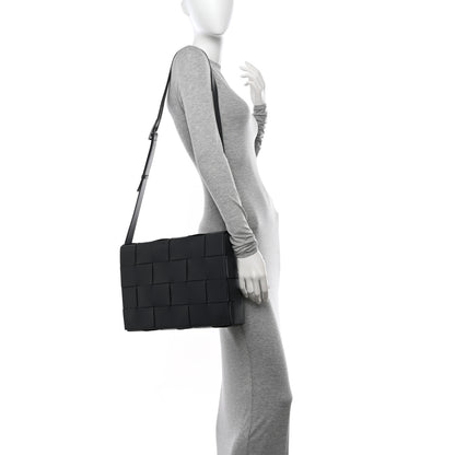 Bottega Veneta Calfskin Maxi Intreccio Cassette Bag Ardoise 2 of 10