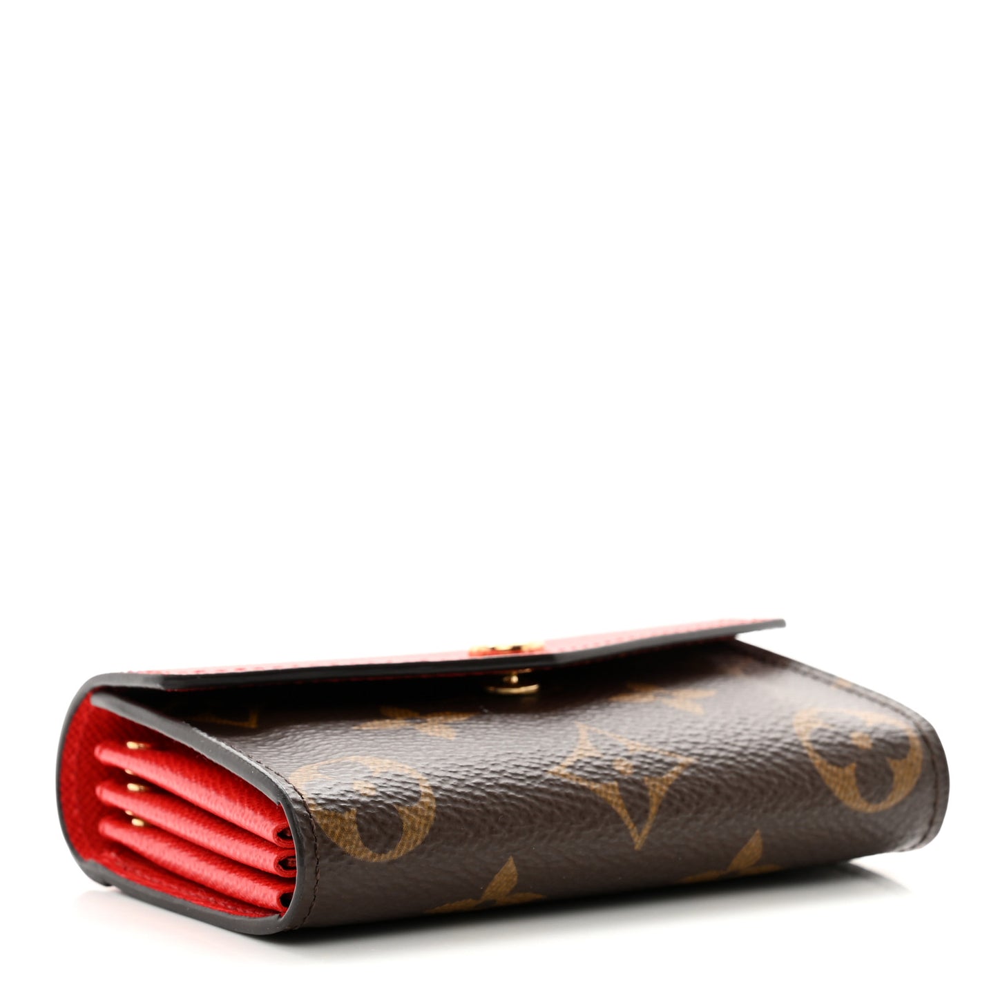 Monogram Sarah Multicartes Coquelicot