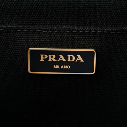 Prada Canapa Small Logo Tote Black 6 of 15