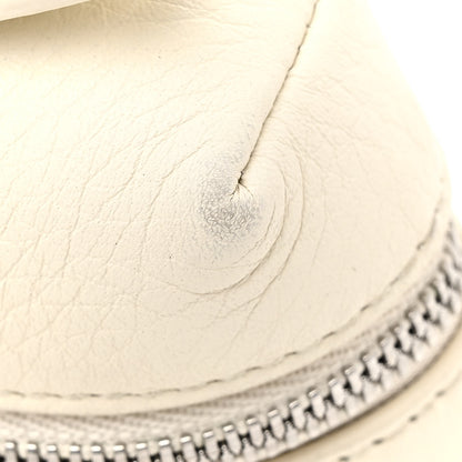 Loro Piana Grained Calfskin L19 Extra Pocket Pouch Whisper White 11 of 14