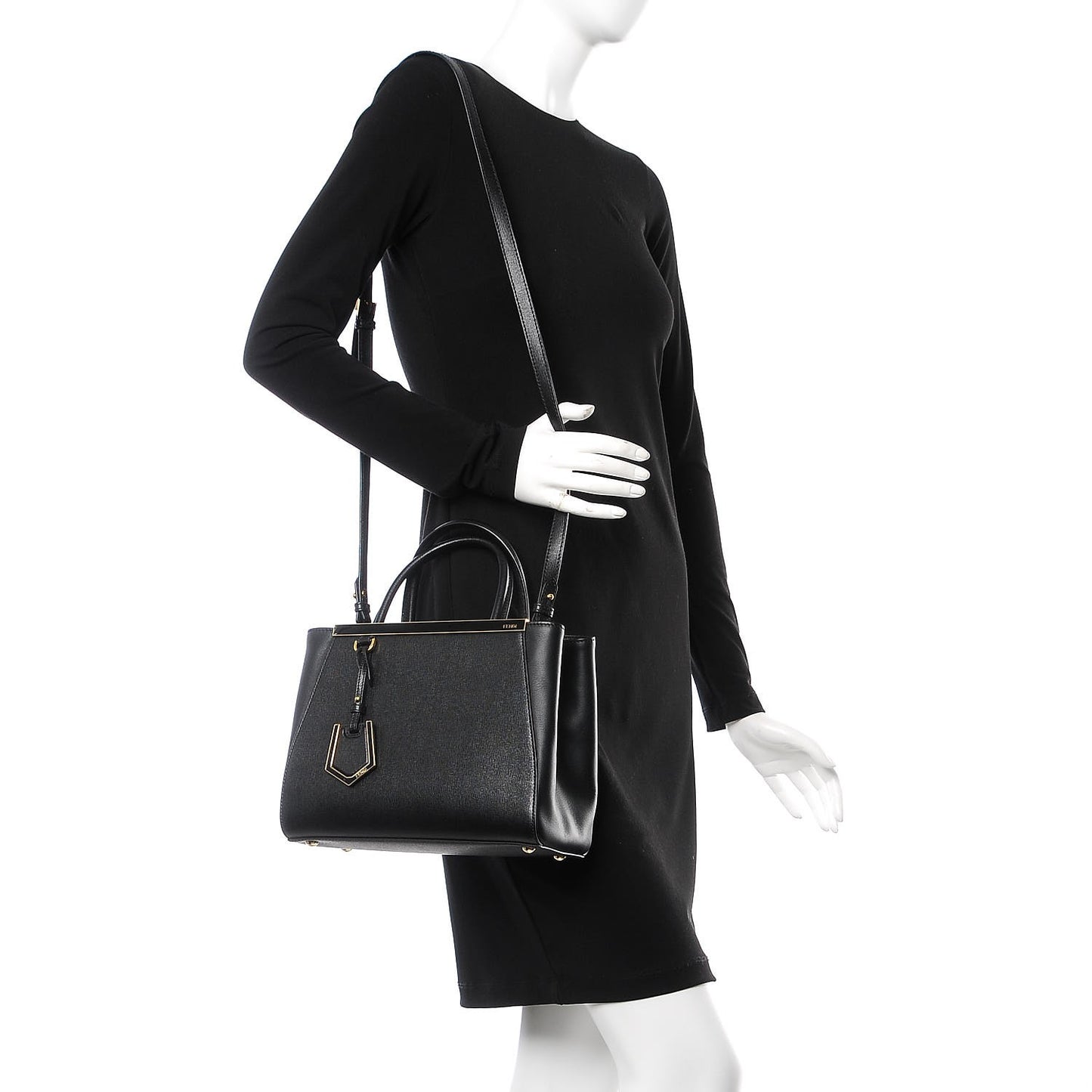 Vitello Elite Petite 2Jours Tote Black