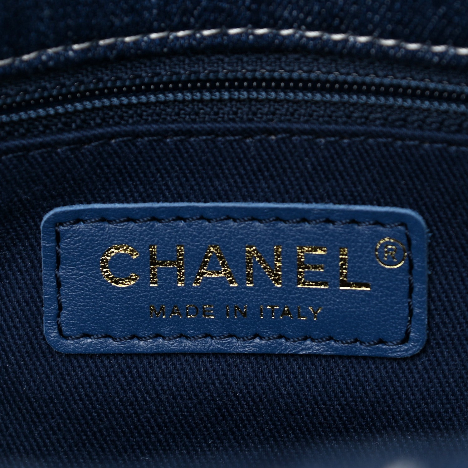Chanel Denim Quilted Medium Denim Trip Single Flap Blue 6 of 11