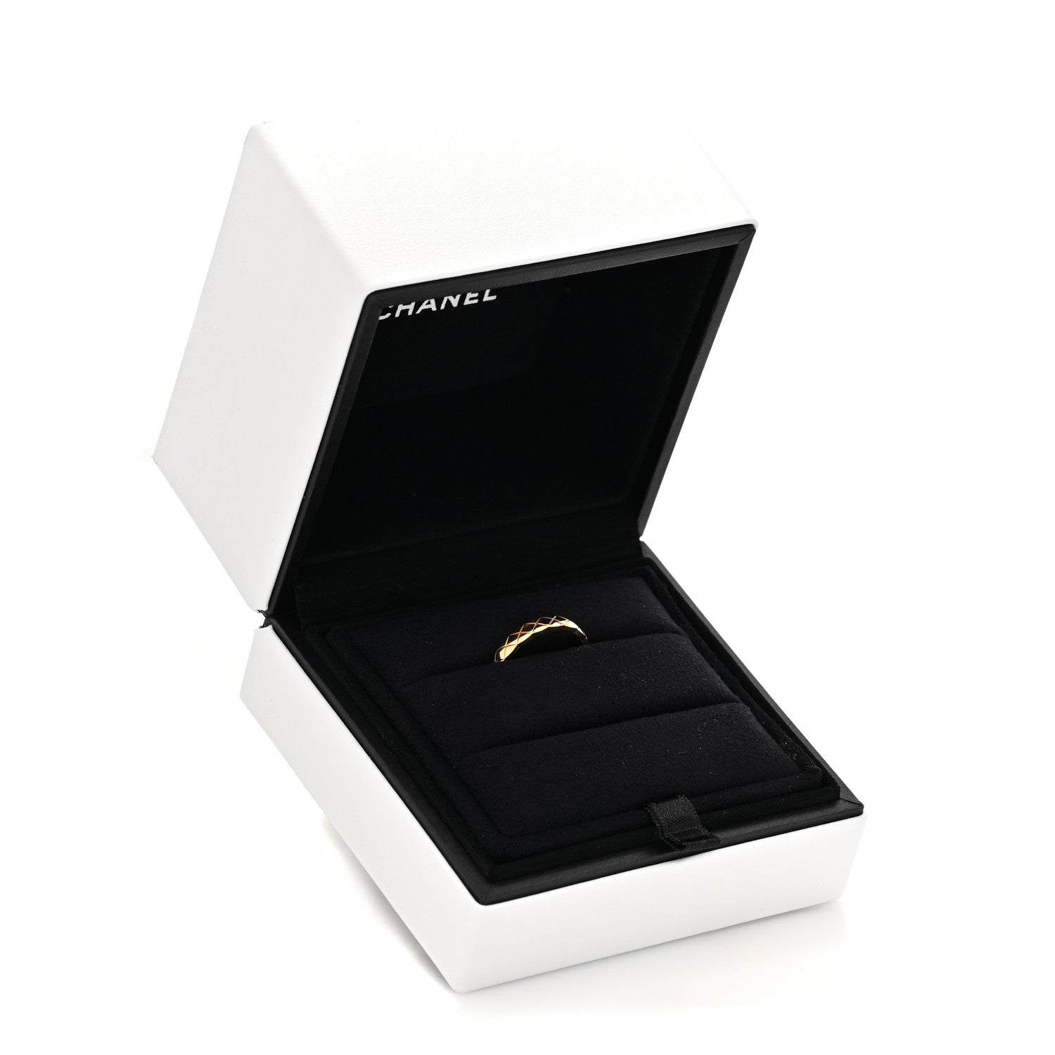 Chanel 18K Yellow Gold Mini Coco Crush Ring 51 5.75 5 of 5