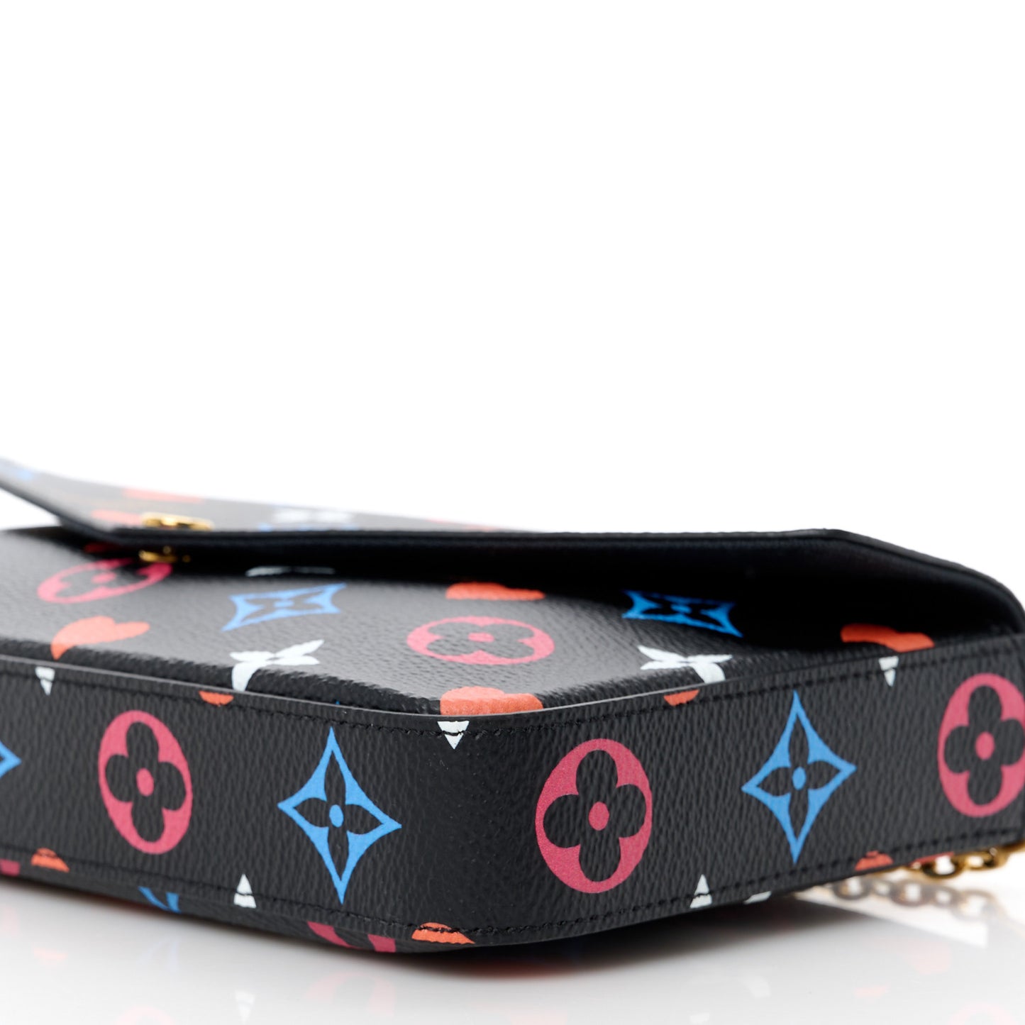 Game On Felicie Chain Wallet Black