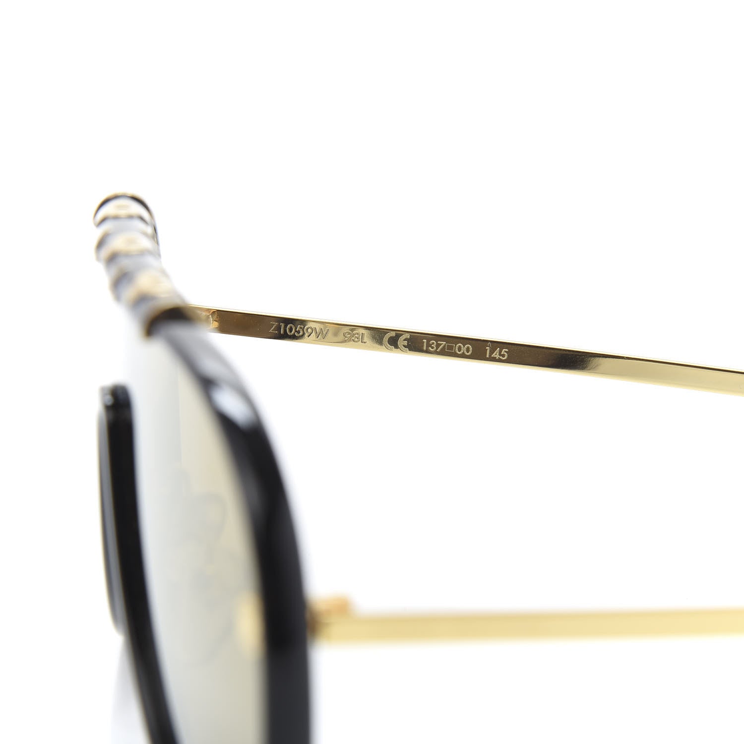Louis Vuitton Acetate Mascot Sunglasses Z1059W Black 5 of 8