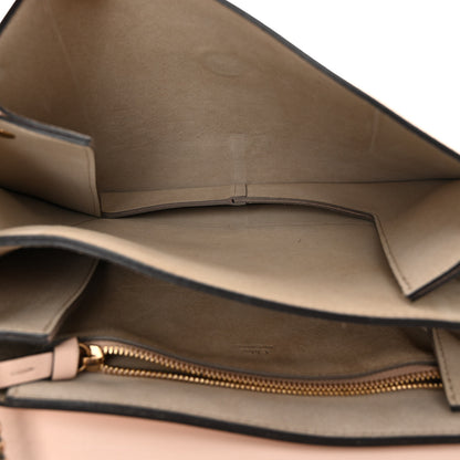 Chloe Calfskin Suede Medium Faye Shoulder Bag Cement Pink 5 of 11
