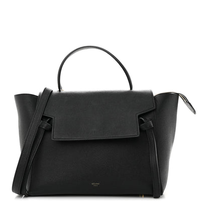 Celine Grained Calfskin Mini Belt Bag Black 1 of 14
