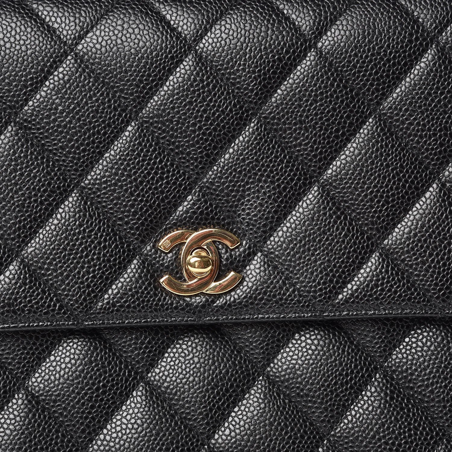 Chanel Caviar Quilted Jumbo Kelly Flap Black 8 of 11