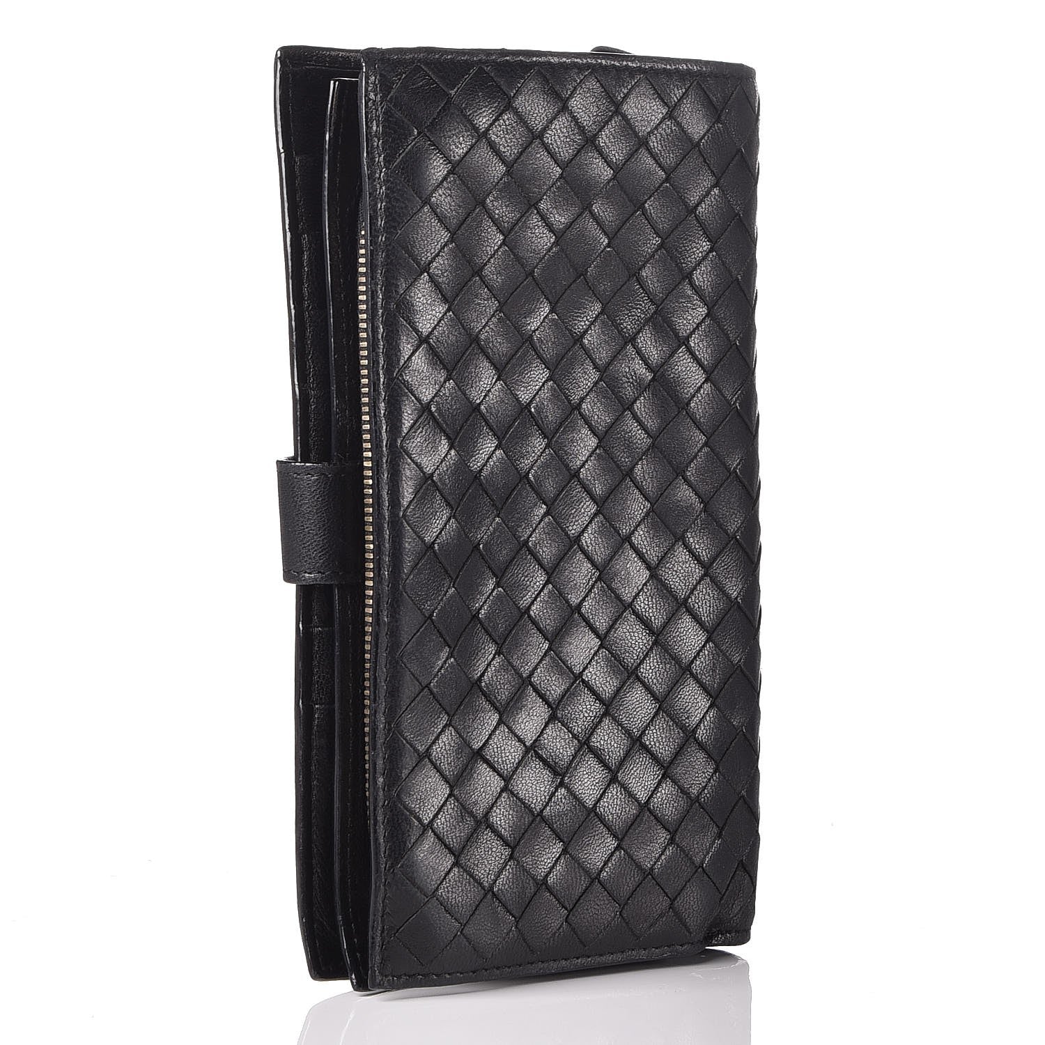 Bottega Veneta Nappa Intrecciato Continental Wallet Black 5 of 15