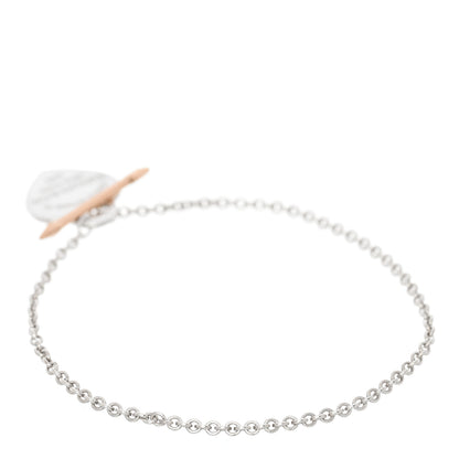 Tiffany Sterling Silver 18K Rose Gold Return to Tiffany Lovestruck Bracelet 2 of 4