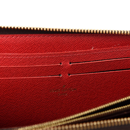Louis Vuitton Damier Ebene Clemence Wallet Cherry 6 of 6