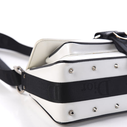 Christian Dior Coated Canvas Crystal Hardcore Bag White 4 of 10