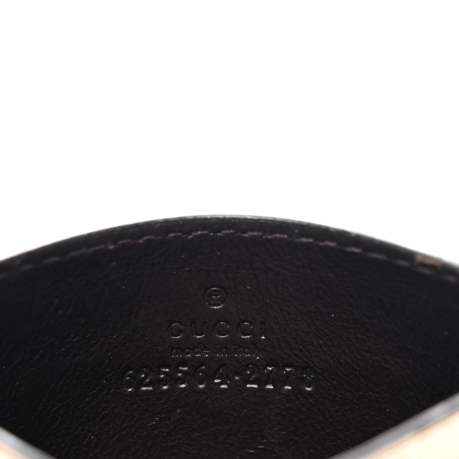 Gucci Calfskin GG Tennis Embossed Card Holder Mystic White 6 of 6