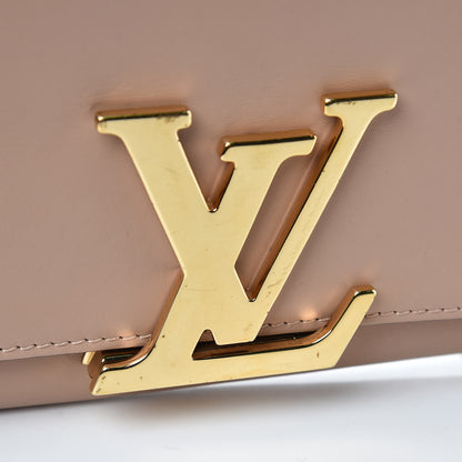 Louis Vuitton Calfskin Chain Louise MM Rose Poudre 10 of 12
