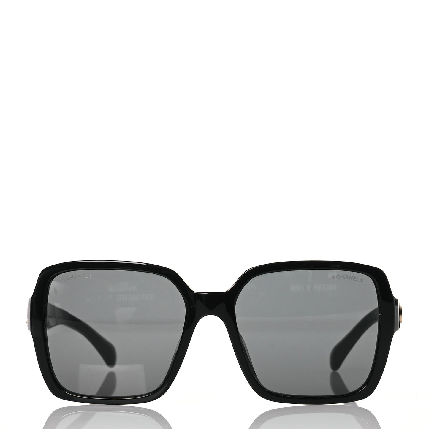 Acetate Square Sunglasses 5408-A Black