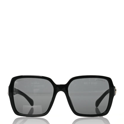 Chanel Acetate Square Sunglasses 5408-A Black 2 of 8