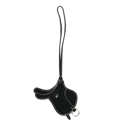 Hermes Box Paddock Selle Horse Saddle Bag Charm Black 3 of 4