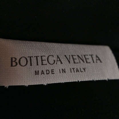 Bottega Veneta Nappa Intrecciato Shearling Andiamo Double Pouch Bag Black White 6 of 10