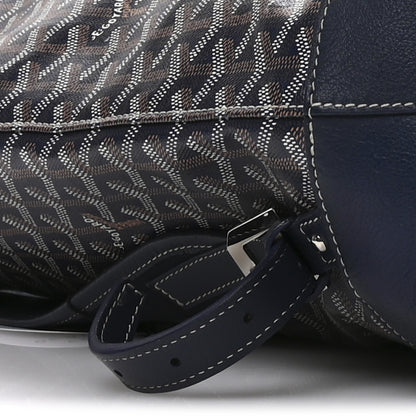 Goyard Goyardine Calfskin Cisalpin Backpack Navy Blue 8 of 10