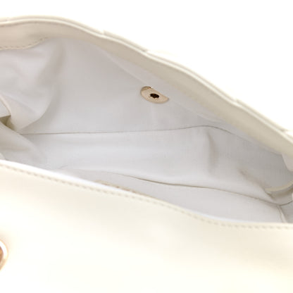 Chanel Calfskin Quilted Medium Bubbly Flap White 4 of 7