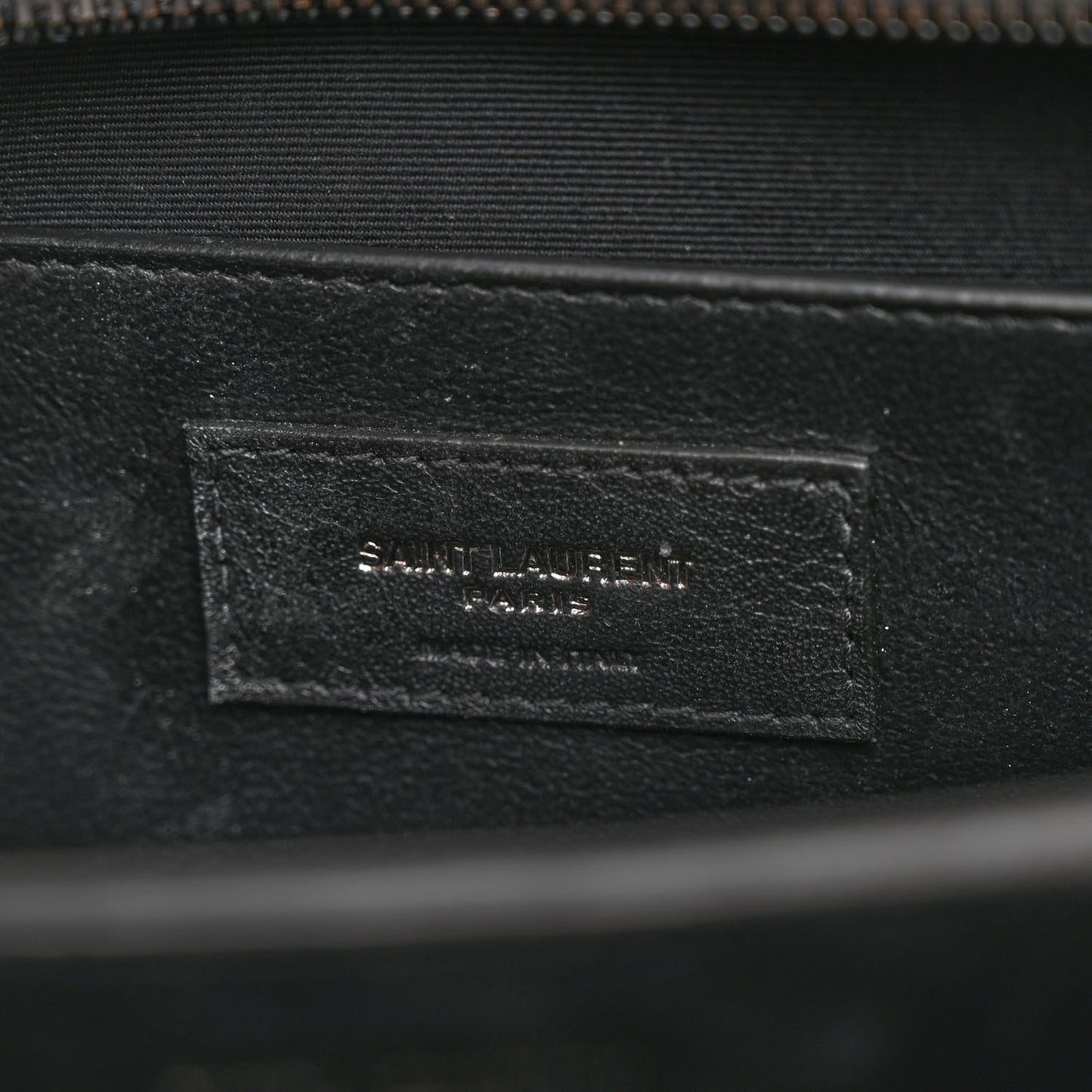 Shiny Calfskin Medium Uptown Tote Black