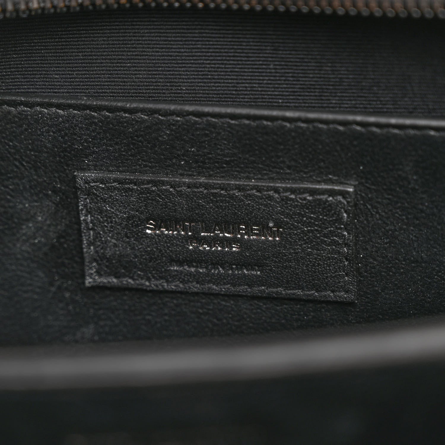 Saint Laurent Shiny Calfskin Medium Uptown Tote Black 6 of 10