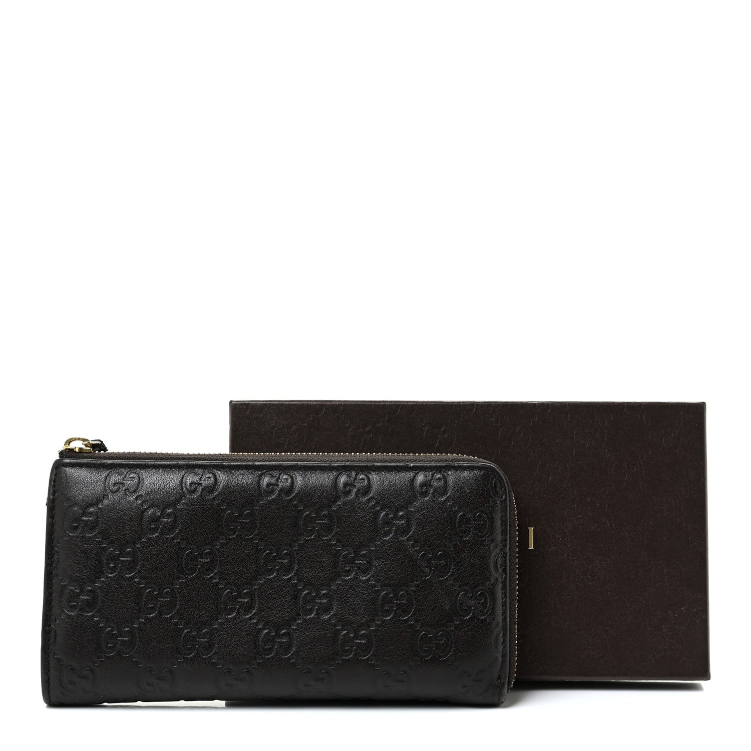 Gucci Guccissima Vitello Tender Donna Long Wallet Testa di Moro 17 of 17