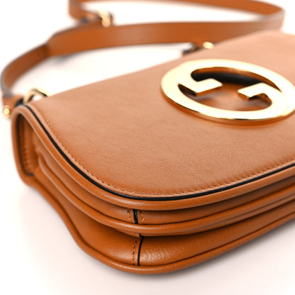 Gucci Roxy Calfskin Web Mini Blondie Shoulder Bag Cognac 7 of 8