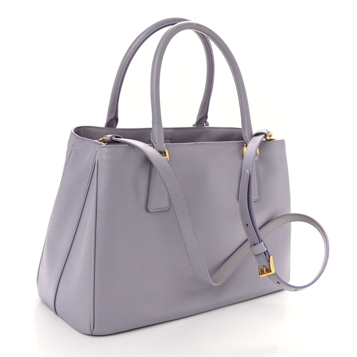 Prada Saffiano Lux Medium Tote Glicine 3 of 14